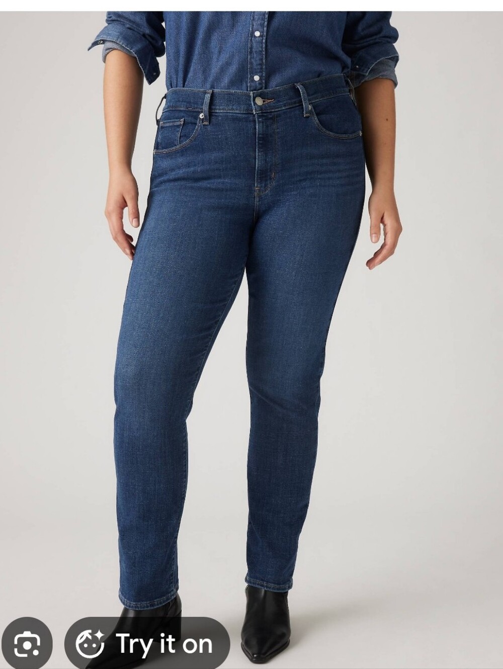 Signature by Levi's Slim Taper Dark Blue Jeans